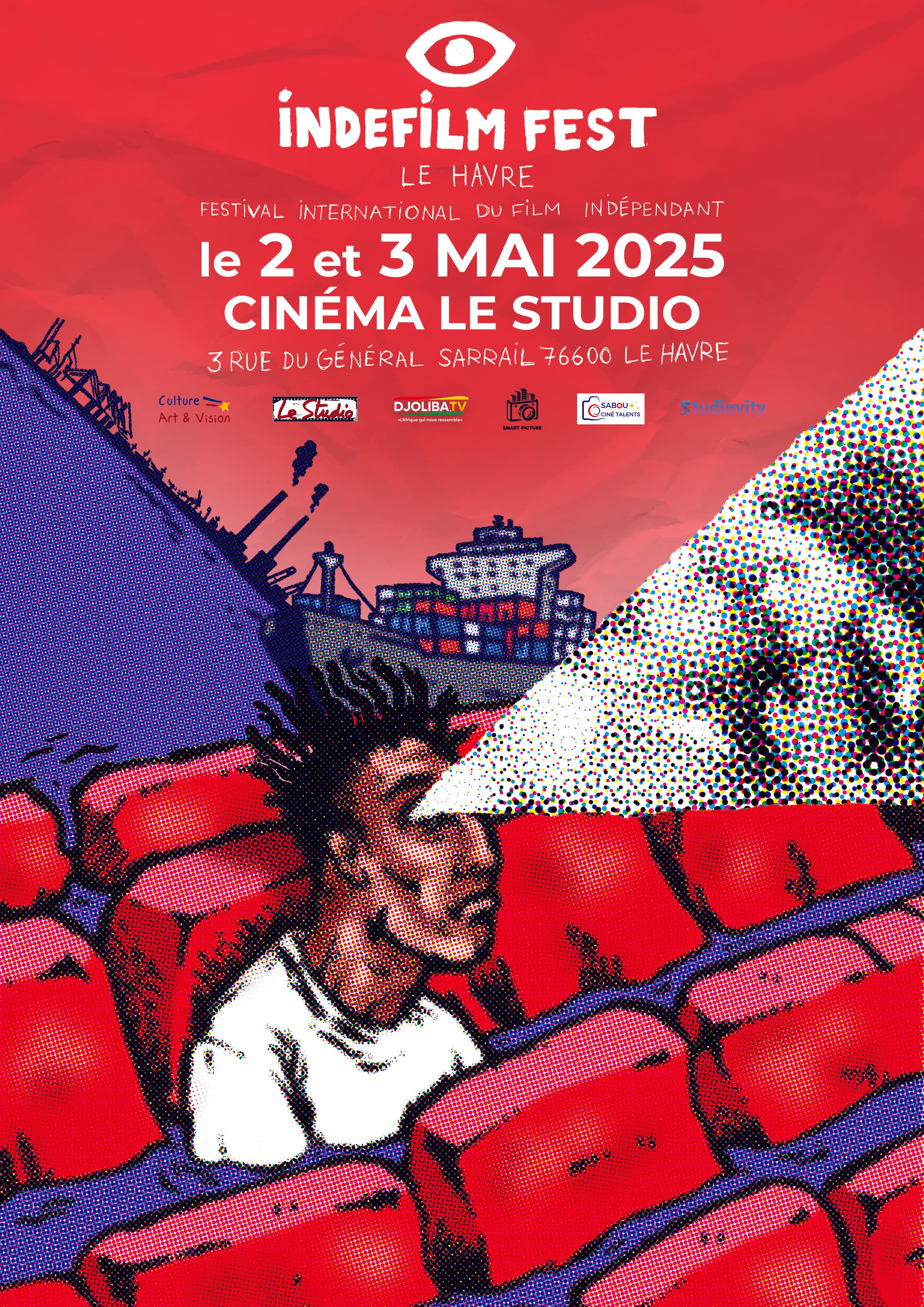 Affiche IndéFilm Fest 2025
